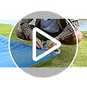 FUN PAC Camping Sleeping Pad, Ultralight Camping Mat with Pillow, Built-in Foot Pump Inflatable Sleeping Pads Compact for ...