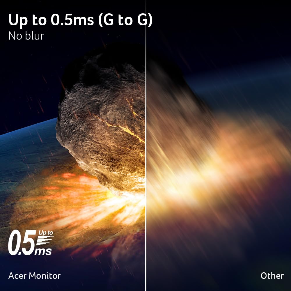 Acer 27" WQHD Gaming Monitor - 240Hz, 0.5ms, AMD FreeSync, IPS, Black, Model UM.HX2AA.201