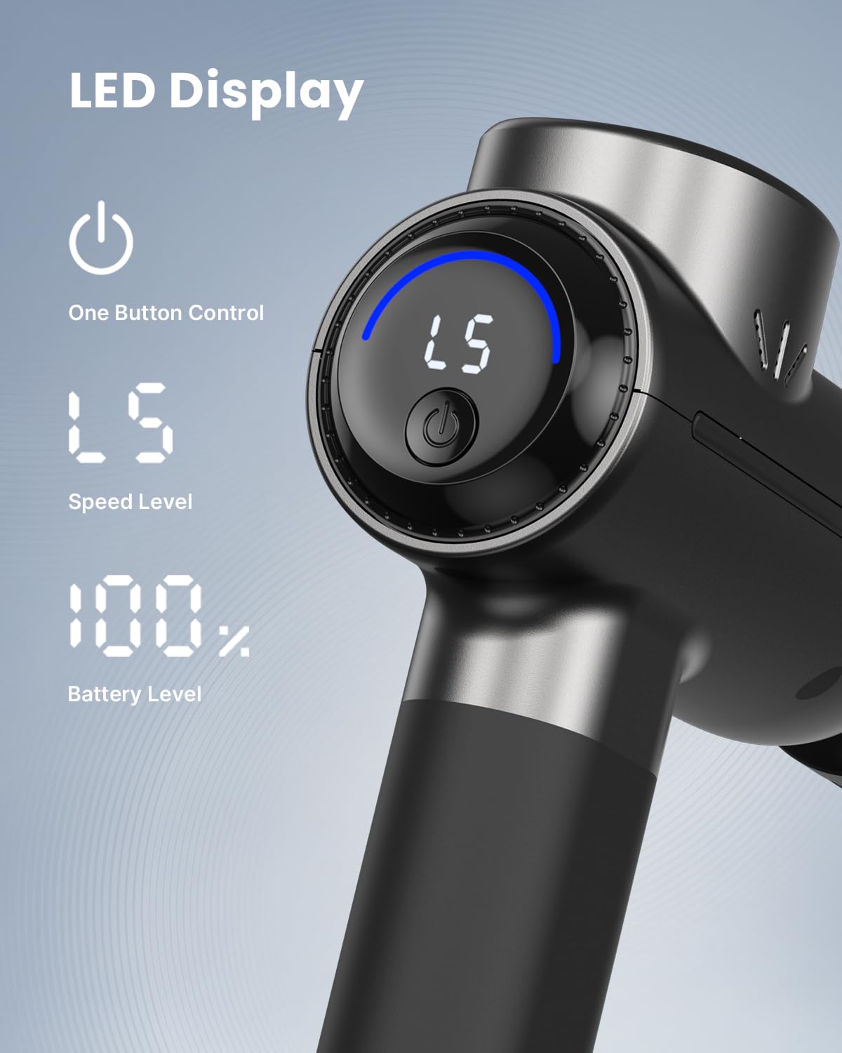 RENPHO Active+ Thermacool Massage Gun with Heat & Cold, Fathers Day Dad Gifts, App Control with Video-Guided Courses, Deep Tissue Handheld Massager for Back and Neck, 5 Speeds, 5 Heads, Carry Case