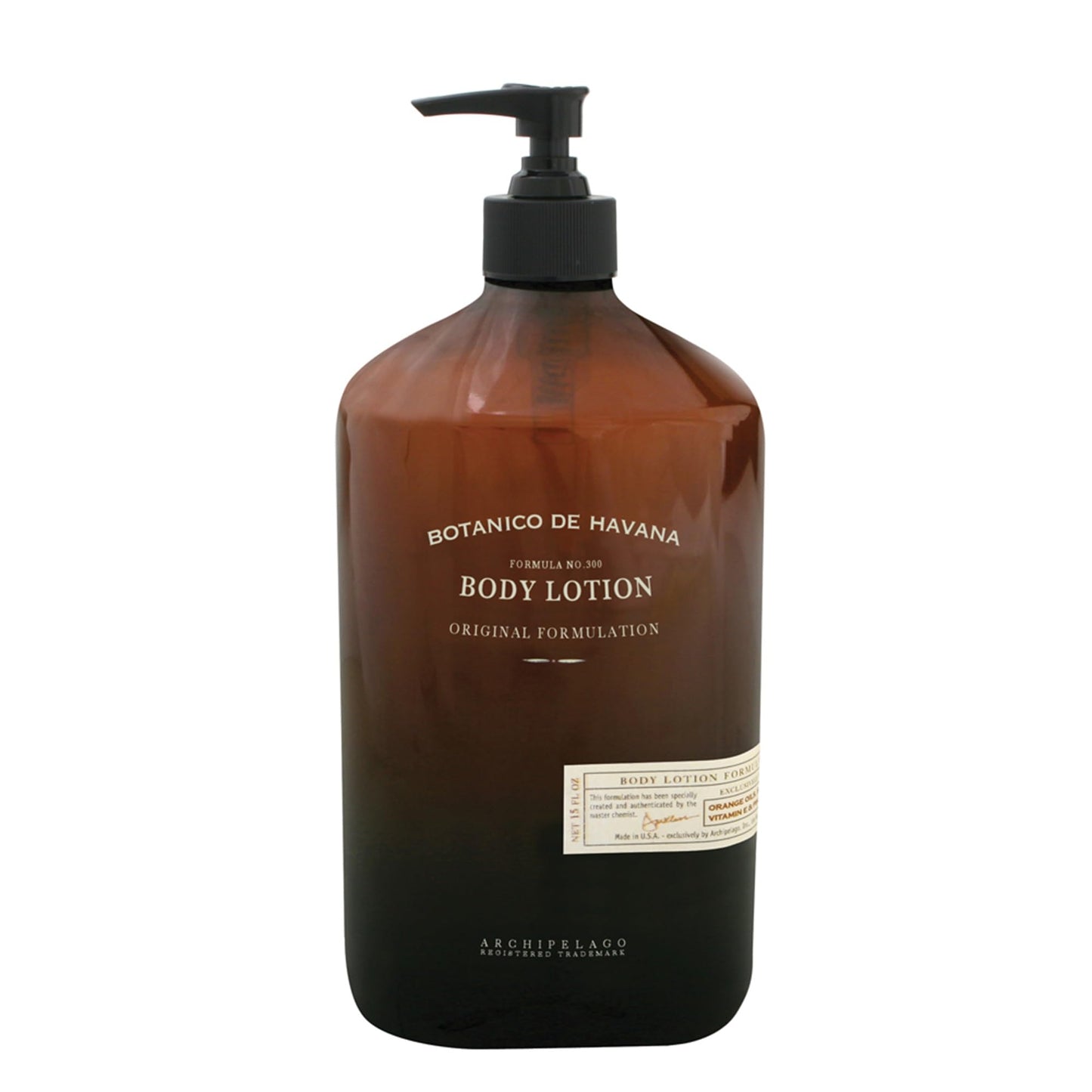 Archipelago Botanicals Botanico De Havana Lotion, Moisturizing Sugar Cane Pineapple & Orange Body Lotion for Soft, Healthy Skin,