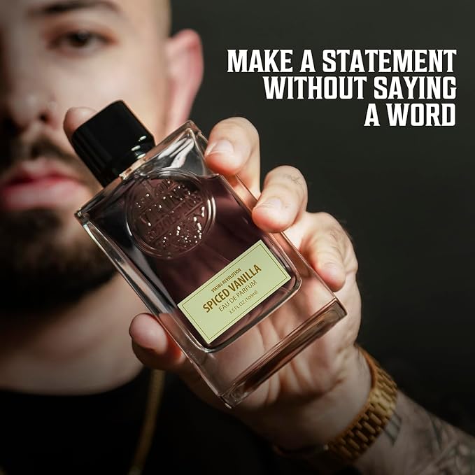 Viking Revolution Spiced Vanilla Cologne for Men - Eau de Parfum - Sweet and Spiced Perfume with Gourmand Notes of Musk, Tonka Bean, Vanilla, Cream - Gifts for Men 3.5 Fl Oz