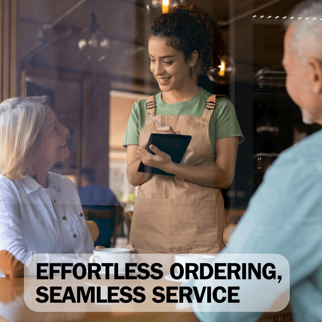 LINTRU Server Book, Reinforced & Durable Server Books for Waitress, Polished & Professional Waitress Book, Organized & Functional Serving Book, Waitress Accessories for Restaurants, Cafes, and Bars