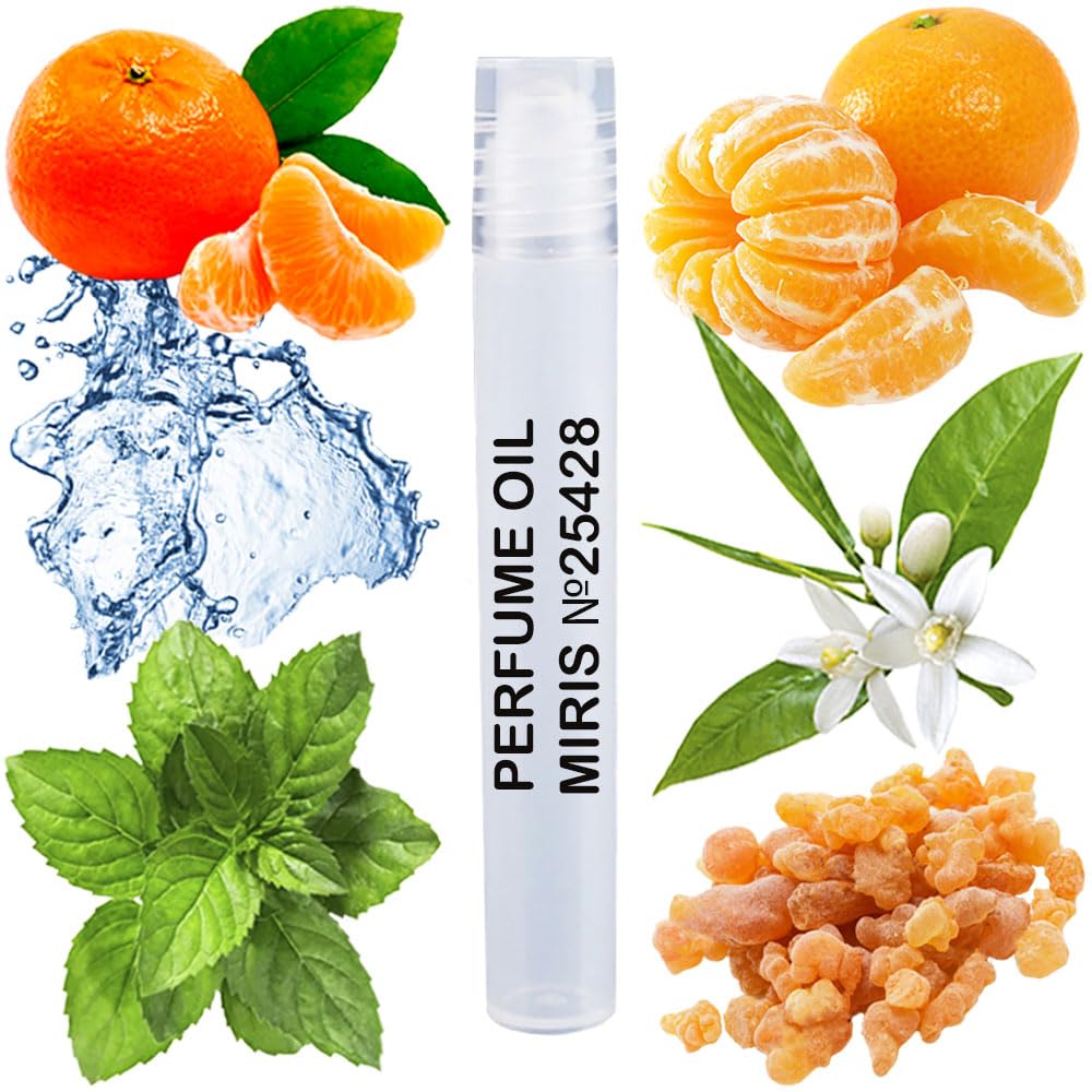 MIRIS No. 25428, Inspired by Aqva Amara, Long-Lasting Perfume Oil for Men Roll-On, Rollerball 0.34 Fl Oz / 10 ml
