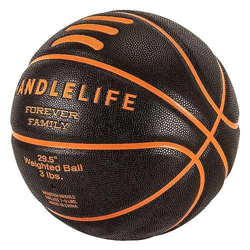 Goalrilla HandleLife Heavy Training Basketball Ball -- Weighted 3 lb. Ball Available in 29.5" (Size 7) and 28.5" (Size 6)