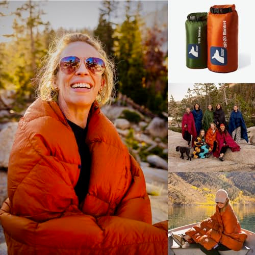 Horizon Hound Down Camping Blanket - Outdoor Travel Quilt | Sustainable, Insulated, Lightweight & Warm Gear for Sleep, Cam...