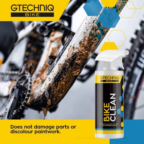 Gtechniq Ultimate Bike Clean & Protect Bundle - Ceramic Bicycle Protection Kit + Bike Cleaner Spray 1L - Prep Spray, Ceramic Protector, Applicator, Microfiber Cloth, Non-Toxic Bike Cleaning Spray