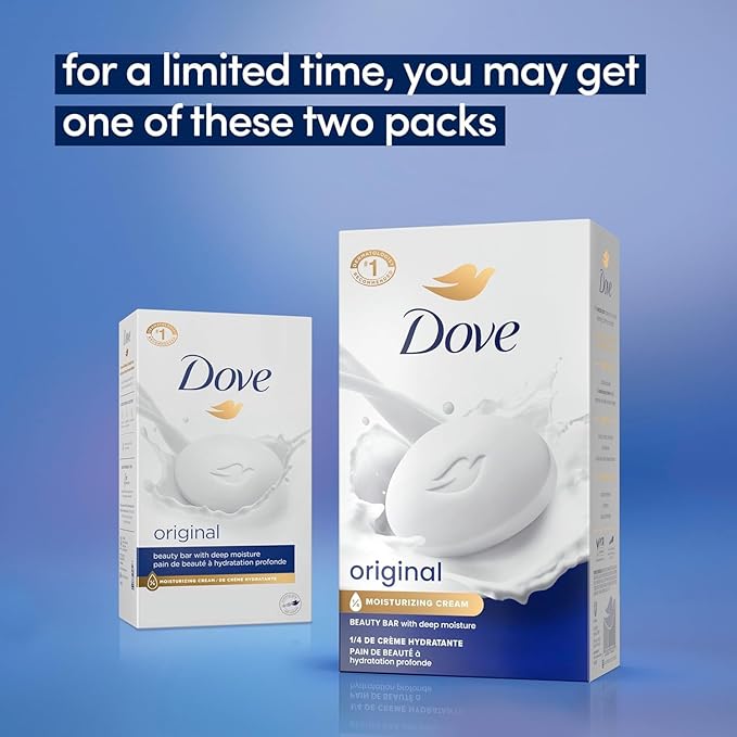 White Moisturizing Cream Beauty Bar Dove 3.75 oz Soap(3 pack)