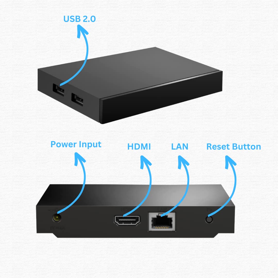 Raxxio Mag540W3 Tv Set-Top Box - 4K Hdr Tv Streaming Device With Amlogic S905Y4 Chipset, 1Gb Ddr4 Ram, 4Gb Flash Memory, Dolby D