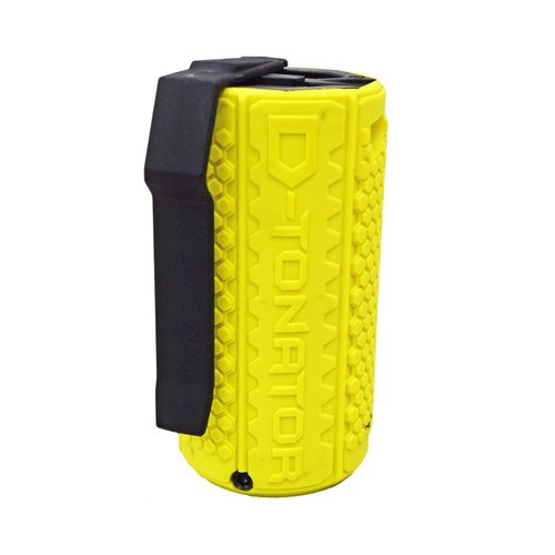 ASG Yellow D-Tonator Green Gas-Powered BB Impact Shower for Airsoft - 155 BB Capacity - Reusable - 360-Degree Range - Yellow