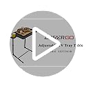 LORYERGO TV Tray - TV Table, Folding Table Trays, w/6 Height & 3 Tilt Angle, TV Tray Table w/Cup Holder, Dinner Tray for E...