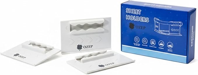 Bed Sheet Holders for Corners - 4 Pack Adjustable Sheet Grippers with Heavy Duty Clips - Bed Sheet Organizers and Storage Fasteners - Non-Slip Sheet Holders Keep Sheets Tight and Secure