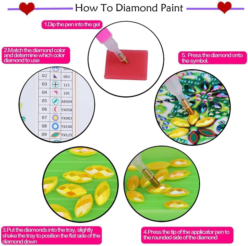 STGLCR Hanging Diamond Art Kits for Adults Pendant Butterfly, Special Shaped Crystal DIY Diamond Painting Kit, Acrylic Board Flower Pendants Double Sided, Home Decor 9.64 Inch
