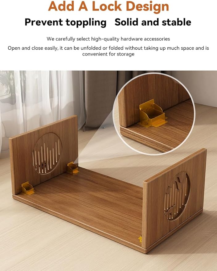 Ekjkldo Folding Coffee Table, Foldable Japanese Floor Table No Assembly, Low Coffee Table for Sitting On The Floor, Small Coffee Tables for Living Room Meditation Tea Room Tatami Dining 39.4 Inch