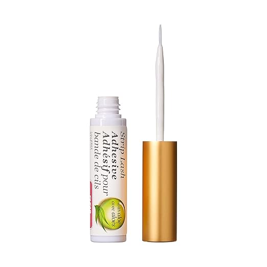KISS Strip Eyelash Adhesive, Clear 0.176 Oz KPLGL01 (Pack of 2)