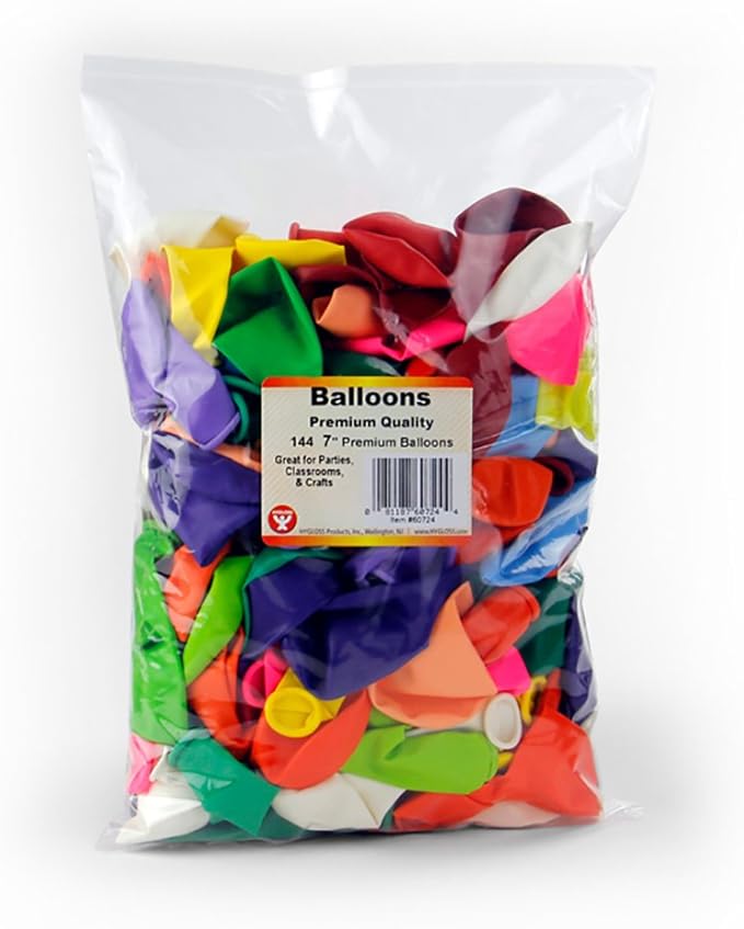 Hygloss Products Party Latex Balloons - Decorations for Birthdays, Parties, Special Events, Holidays and More - Assorted C...
