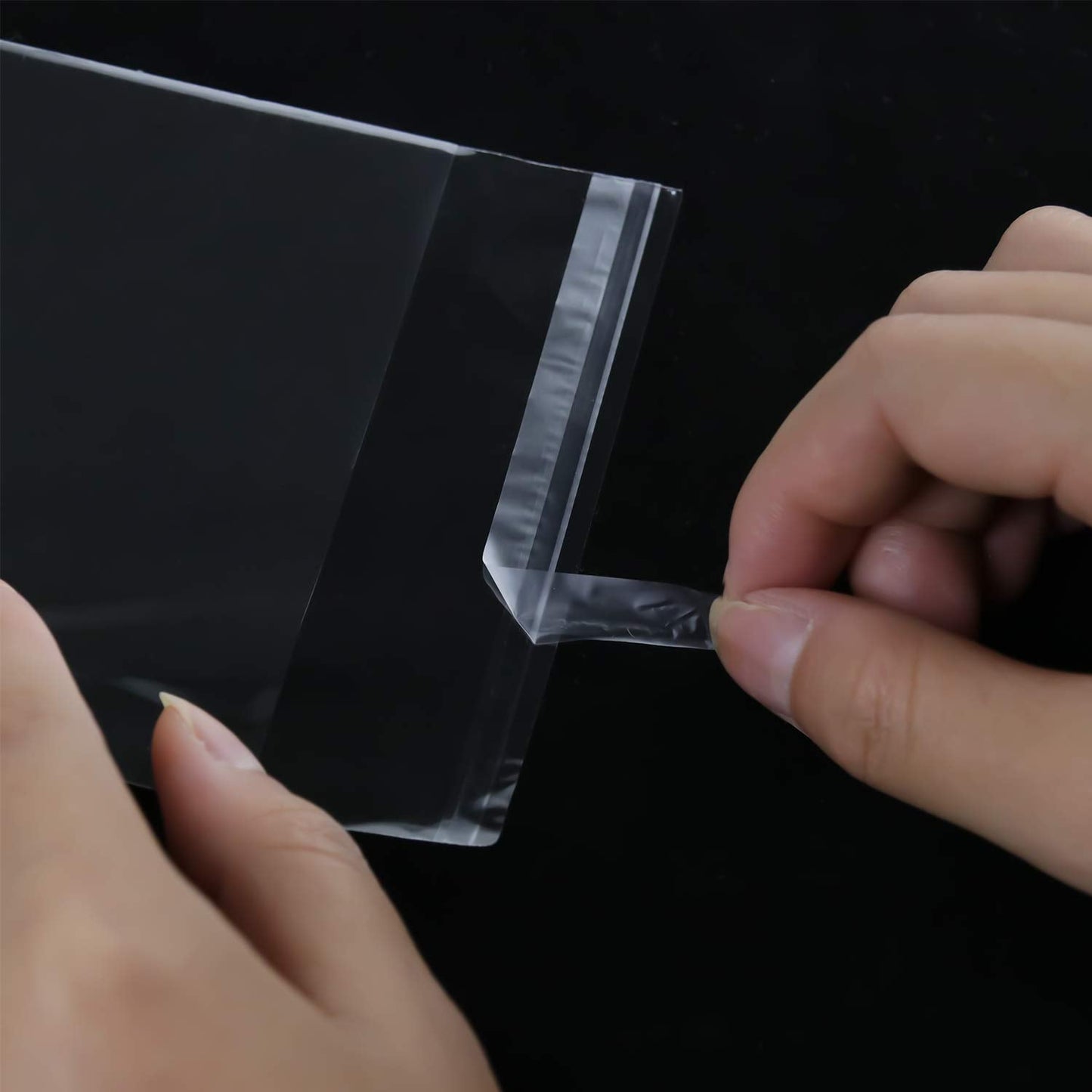 NEOACT 400 Pcs 4"x4.73" Clear Resealable Cellophane Bags Good for Bakery, Candle, Soap, Cookie Poly Bags