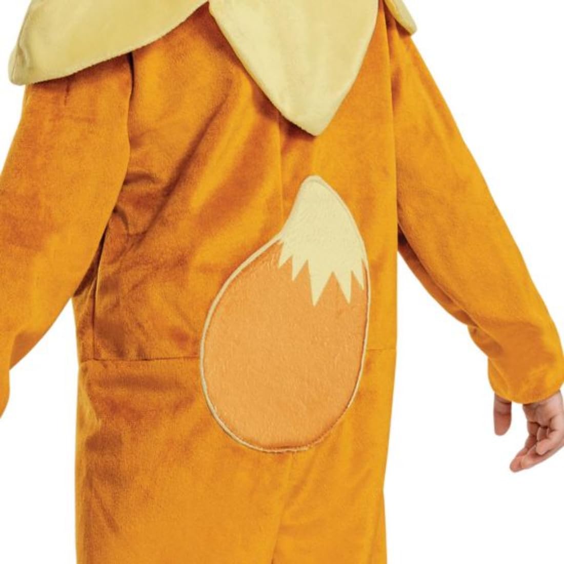 Disguise Eevee Costume for Kids, Official Pokemon Costume Hooded Jumpsuit, Toddler Size Medium (3T-4T)