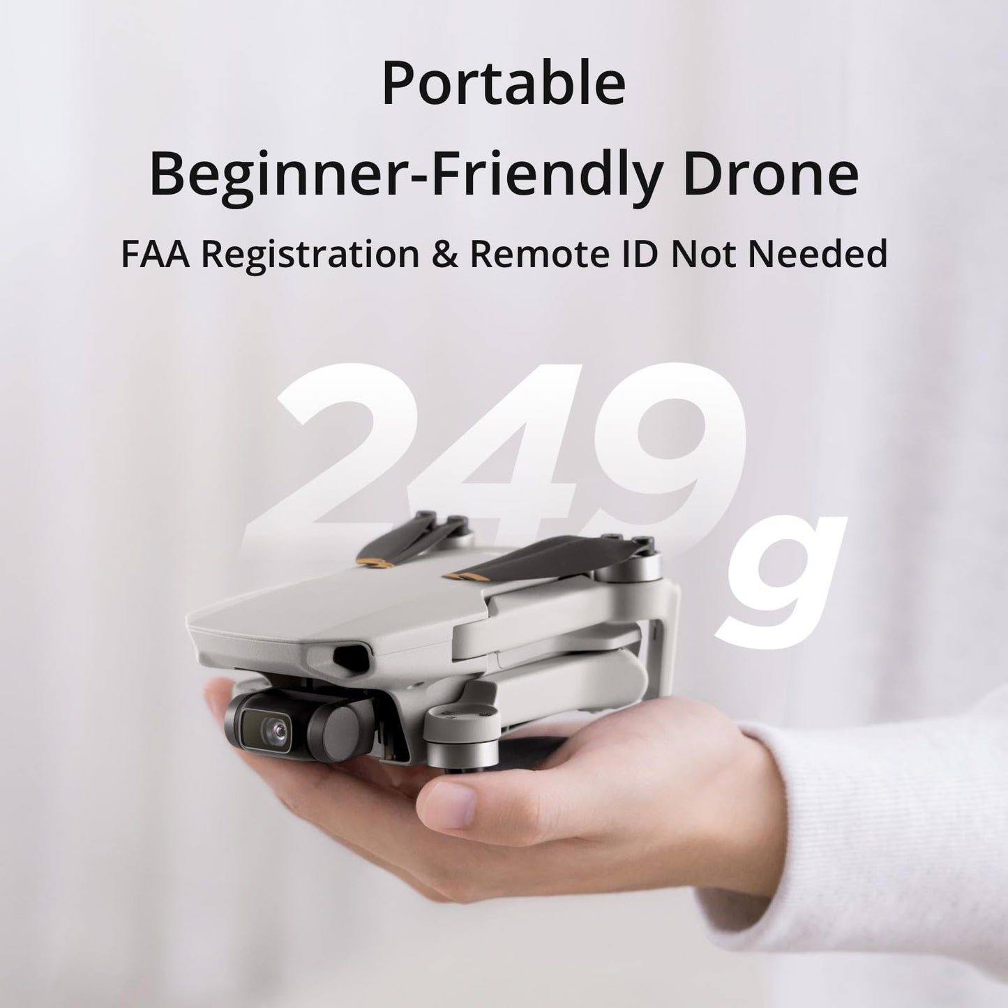 Specta Mini Drone with Camera 4K for Adults, 32800ft FPV Transmission, Easy to Fly, 3 Aixs Gimbal, 31-Min Flight, 4K/30fps, Under 249g Portable Drone for Beginners