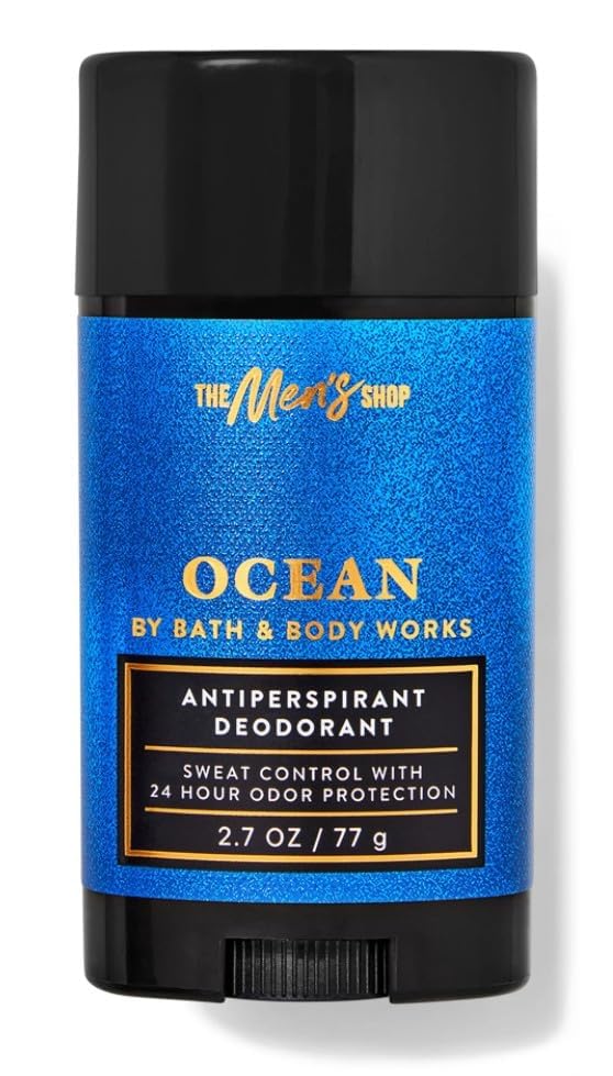 Bath & Body Works Antiperspirant Deodorant With 24-hour Sweat and Odor Protection For Men 2.7 Ounce (2.7 Ounce (Pack of 1), Ocea