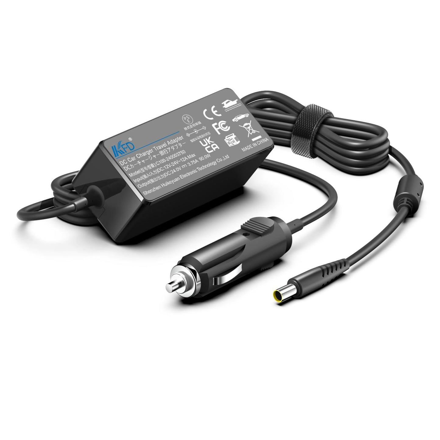 KFD DC Adapter Power for ResMed Airsense 10 Air Sense S10 AirCurve 10 Series CPAP BiPAP Machines AirCurve S10 Resmed S10 370001 37297 R360-760 370006 R370-7407 12-24V Vehicle Car Charger 24V 3.75A 90W