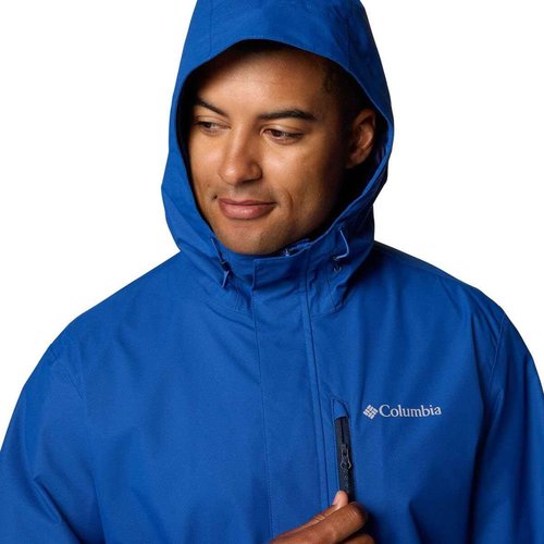 Columbia Men's Standard Hikebound II Jacket, Mountain Blue/Collegiate Navy