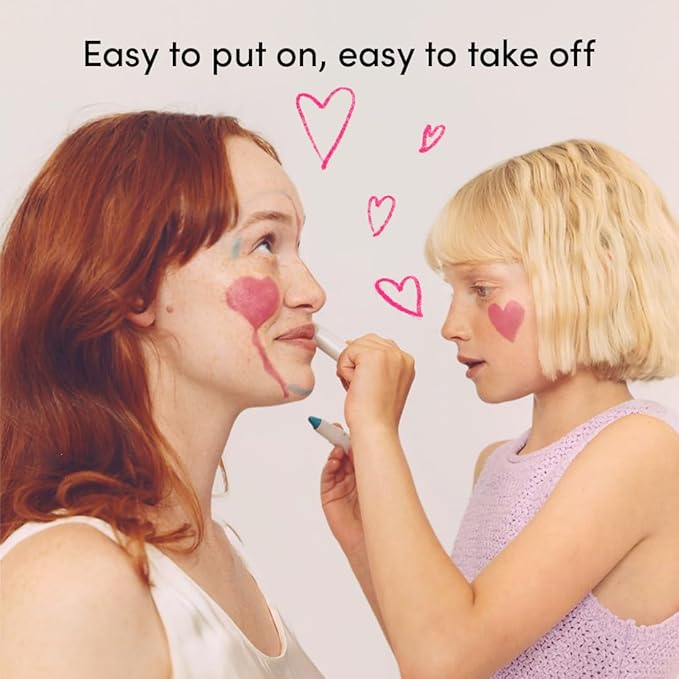 Evereden Kids Fantasy Face Crayon: Mermaid'sTail - Non Toxic Makeup & Multi-Purpose Face, Eye, & Lip Crayon - Clean & Vegan Makeup for Kids - Safe for Sensitive Skin