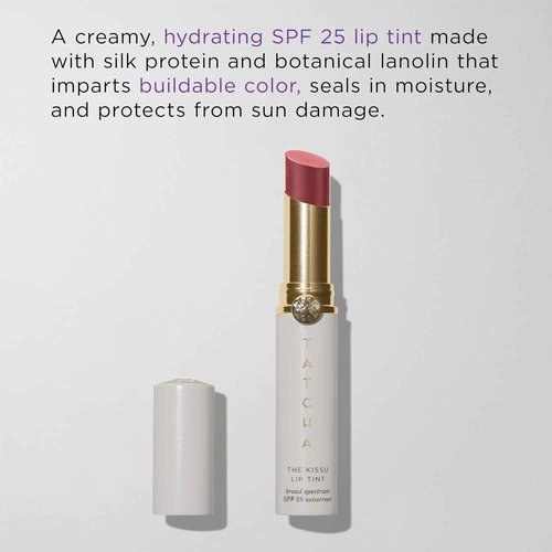 TATCHA The Lip Ritual Set | The Kissu Lip Scrub, Treatment, & Lip Tint - Smooth, Hydrate, and Protect Lips | $102 Value