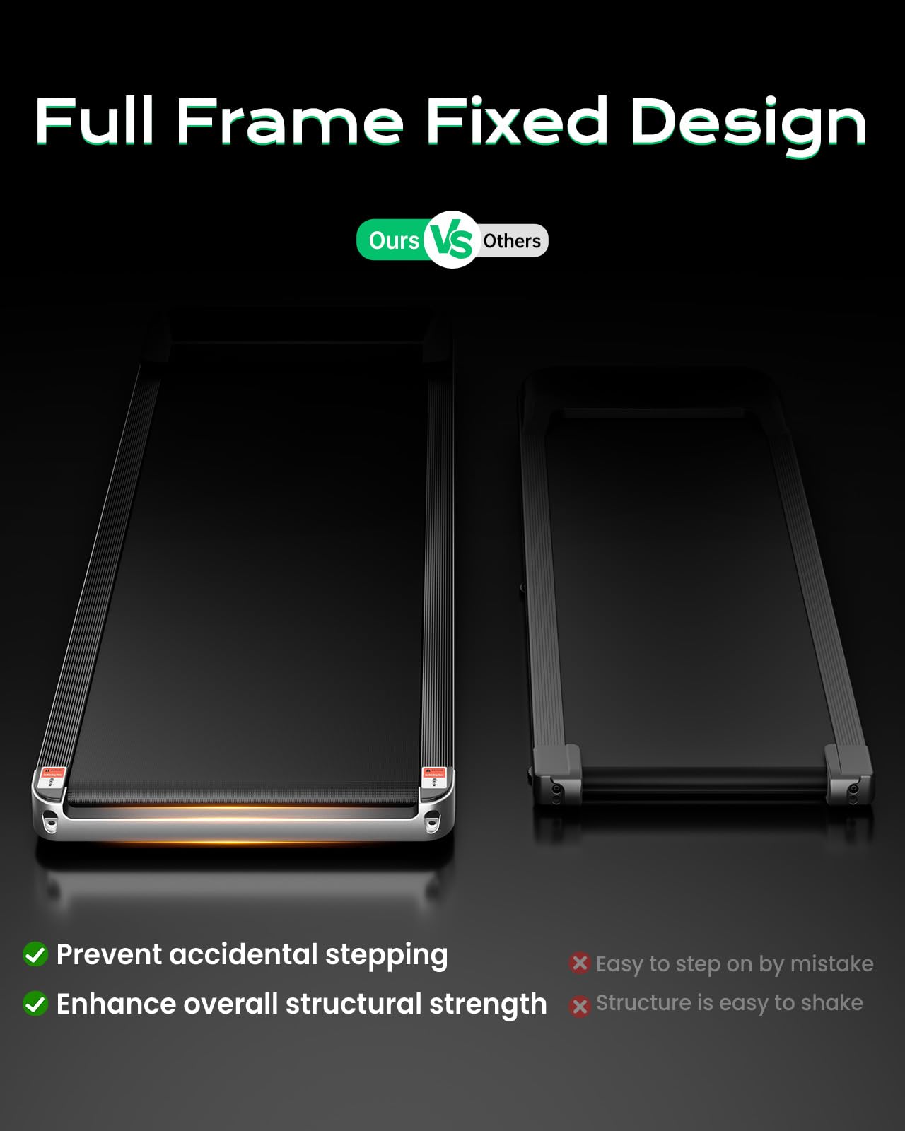 TREAFLOW Walking Pad,Treadmill with Incline for Home Office, 2.5HP Portable Under Desk Treadmill with 265 Lbs Capacity,Remote Control