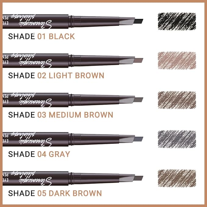 12 Pcs Ultimate Eyebrow Retractable Definer Pencils,Dual-Sided Natural Soft Textured Eyebrow Pencil, for Daily Look Eyebrow Makeup,Brow Brush,Fine Tip (12Pcs-Light Brown-Retractable Triangle)