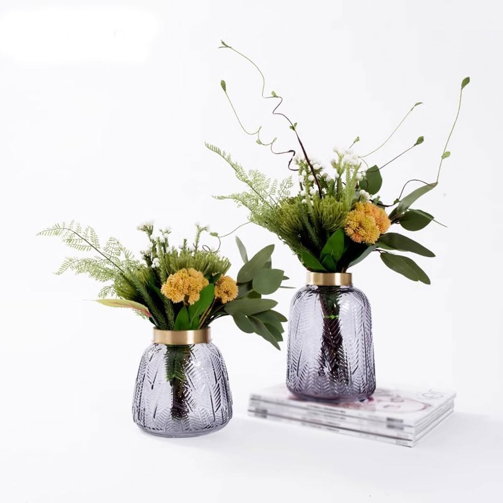 Simulation Floral Set Decoration Modern Light Luxury Hotel Negotiation Table Office Dining TV Cabinet Interior Fake Plants(A)