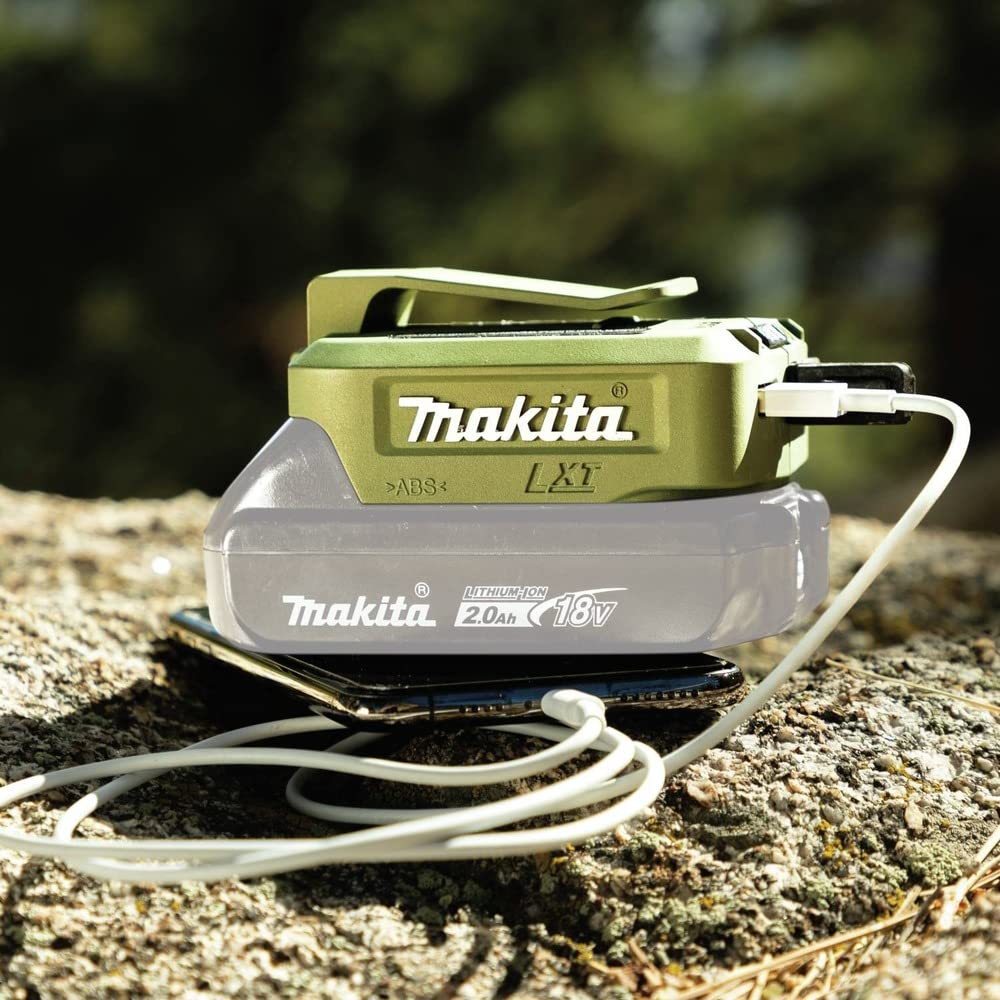 Makita Adadp05 Outdoor Adventure 18V Lxt Cordless Power Source, Power Source Only, Usb, Camo Green