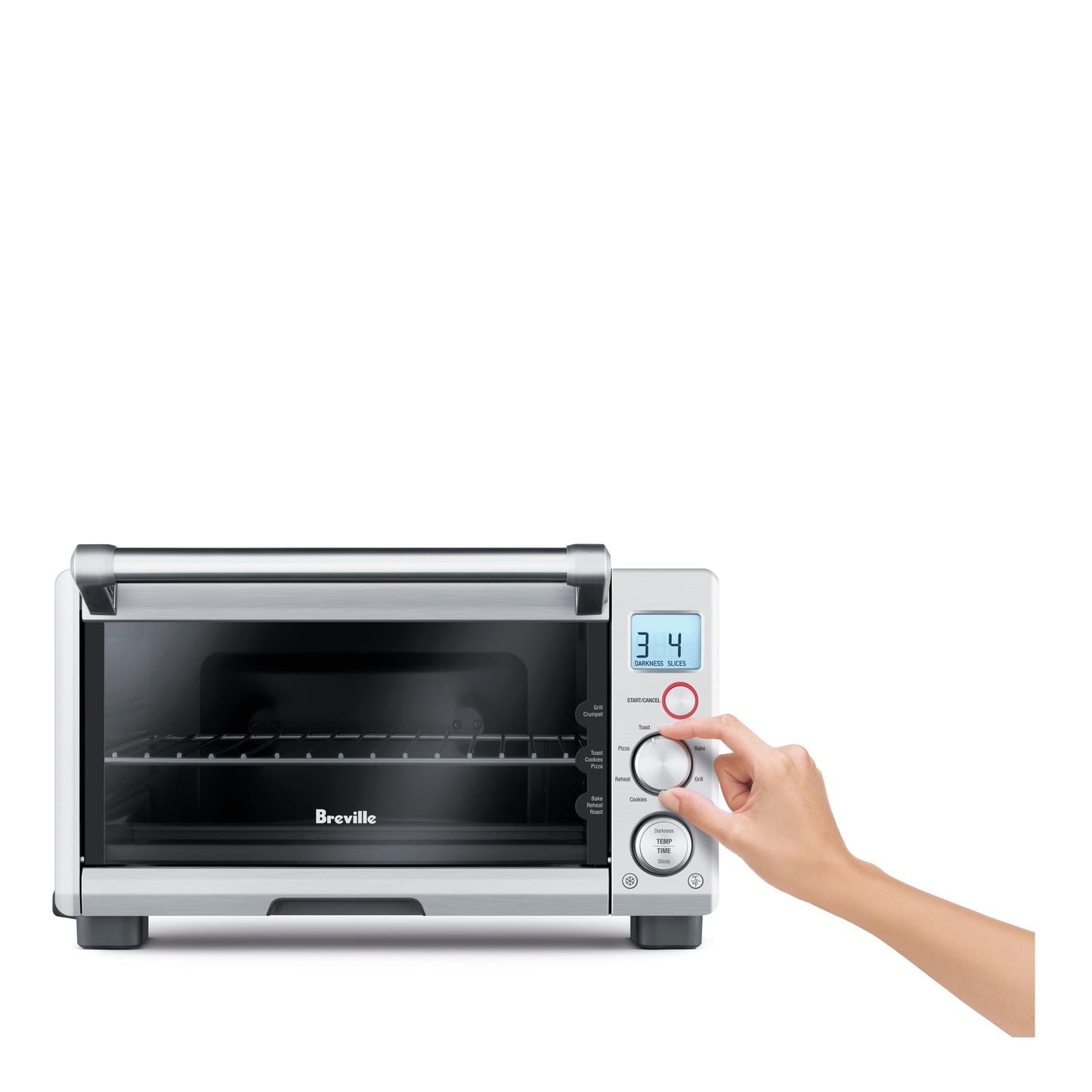 Breville BOV650XL Compact Smart Oven and Countertop Toaster, Small, Brushed Stainless Steel