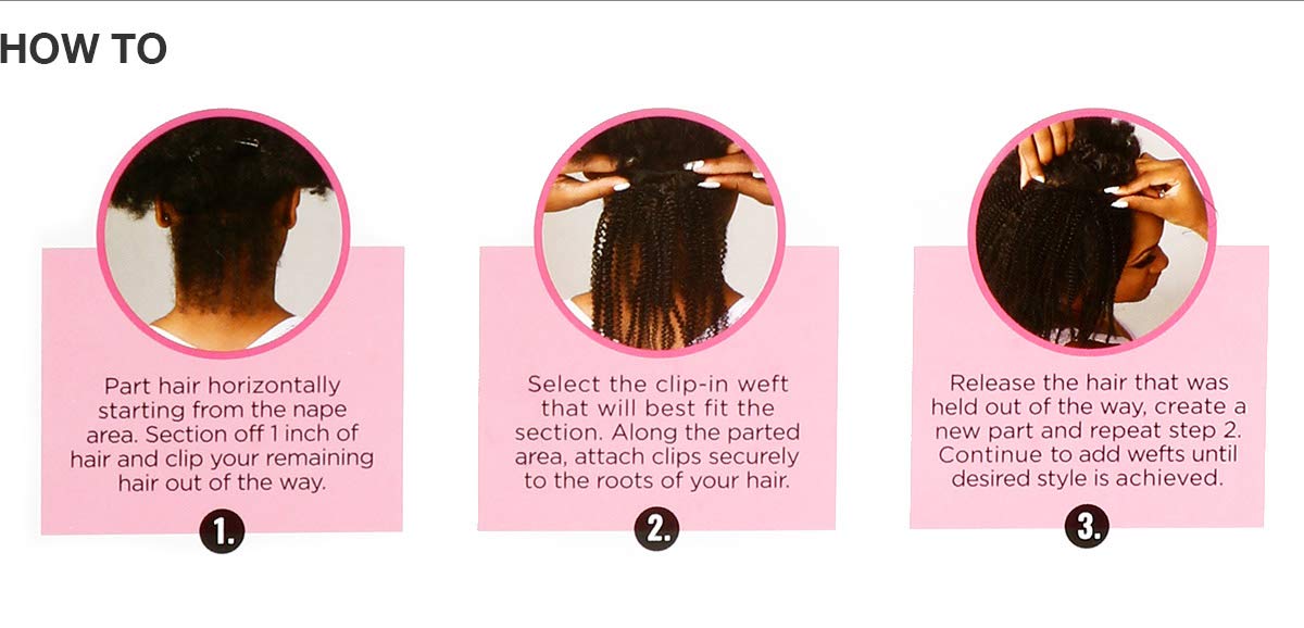 Sensationnel Curls Kinksandco Clip In - Rule Breaker 10 Inch 9 Piece Pack Easy to Use Clips for Natural 3C to 4C Hair (2 DARKBRO