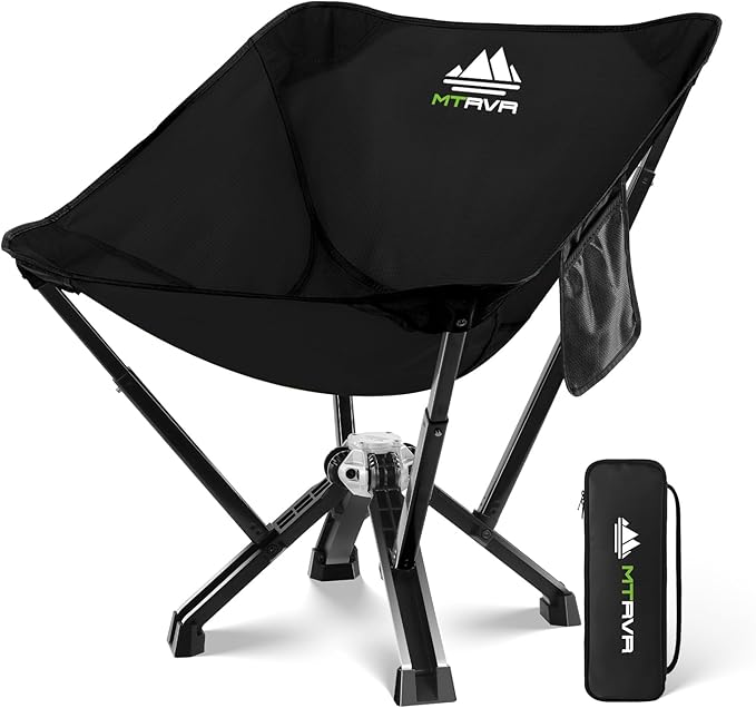 MTRVR Utility-Grade Folding Chair — Stable One-Piece Structure, Authorized Folding Structure Patent, Balanced Aluminum Sup...