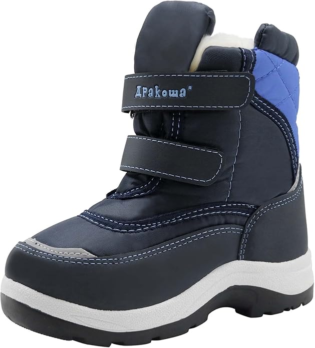 Apakowa Kid's Boys Girls Winter Snow Boots (Toddler/Little Kid)
