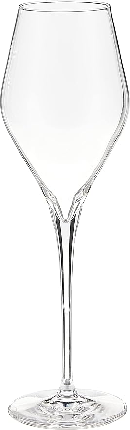 Schott Zwiesel Tritan Crystal Glass Finesse Stemware Collection Champagne Flute with Effervescence Points (Set of 6), 10.0...