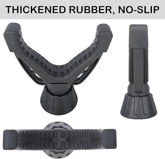 360° Rotating V Yoke Shooting Rest for Rifle Compatible with Shooting Stick Hunting Tripod, Gun Tripod and Monopod for Hunting & Outdoor Activities