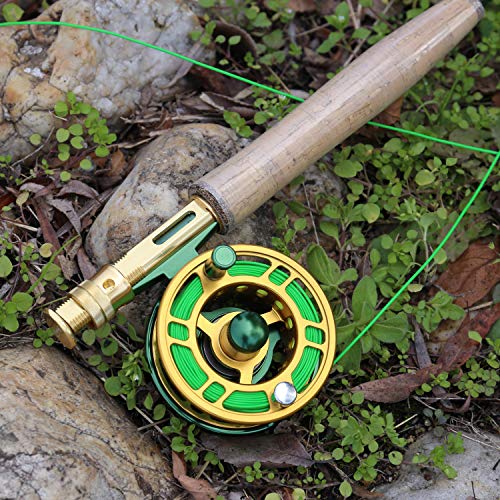 Sougayilang Fly Fishing Rod Reel Combos with Lightweight Portable Fly Rod and CNC-machined Aluminum Alloy Fly Reel,Fly Fis...