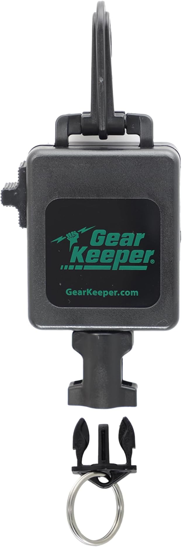 Gear Keeper Fly Fishing Net Retractor - Compatible with Most Nets - Various Mounting Options with QC-II Split Ring Accesso...