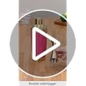 Paris Hilton 2-Piece Cocktail Shaker Set, Double Wall Insulated Stainless Steel Mixer with Built-In Strainer and Double-Si...