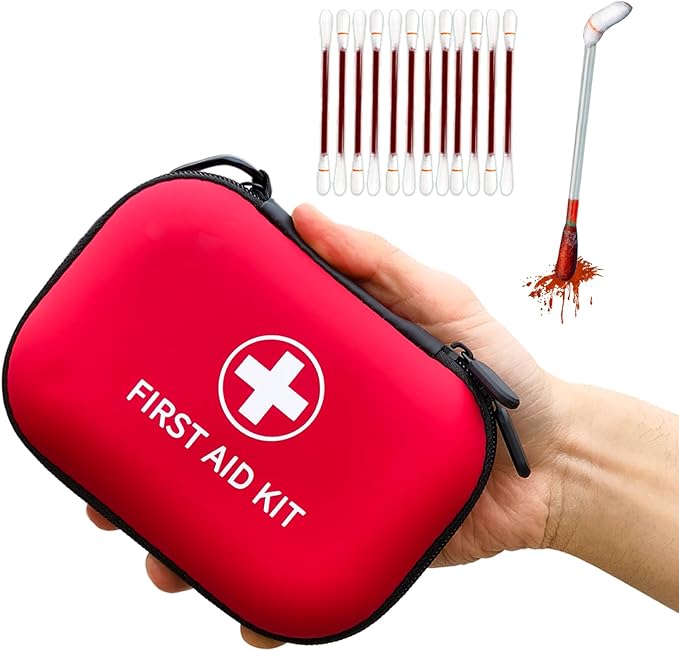 Prelady 138 Pcs Mini First Aid Kit Travel Size, TSA Approved Small First Aid Kit for Car, Hiking & Home, Compact Travel Me...