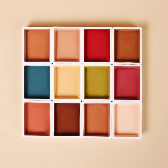Narrative Cosmetics Alcohol Palette Refill Pans - Skin Tones - Warm Tone