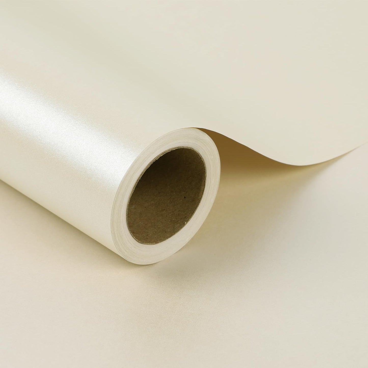 LaRibbons Off White Wrapping Paper, 30 Inch x 33 Feet, Solid Color Pearly-Lustre Gift Wrapping Paper Rolls for Wedding, Christmas, Valentine's Day, Birthday, Baby Shower