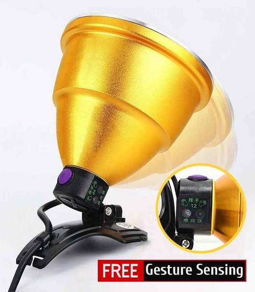 LBJD Hunting Headlamp Super Bright 9Core Rechargeable LED Headlamps with Battery Pack, Perfect for Hunting, Exploring, Camping, Fishing, Emergency