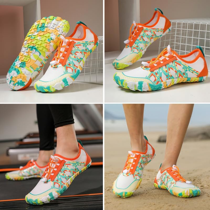 Water Shoes Men Women Barefoot Shoes Outdoor for Beach Aqua Swim Pool River Water Quick Dry Boating Fishing Diving Surfing...