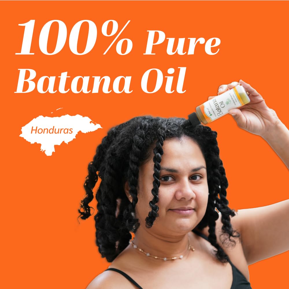 Well's Oil Batana Oil | 4 fl. oz. | 100% Natural Organic Raw Batana from Honduras | Dr. Sebi Approved | Strengthens, Hydrates &