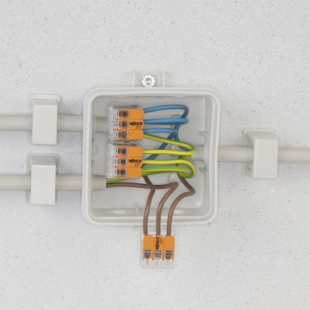 Wago 221-415 Lever-Nuts 5 Conductor Compact Connectors 10 PK