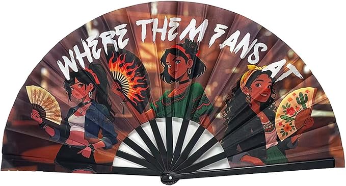 Boots On The Ground Fan ，Cowboy Dance with A Folding Fan,Clack Fan,Decorative Hand Fans,Clacking Fans for Line Dancing,Wes...