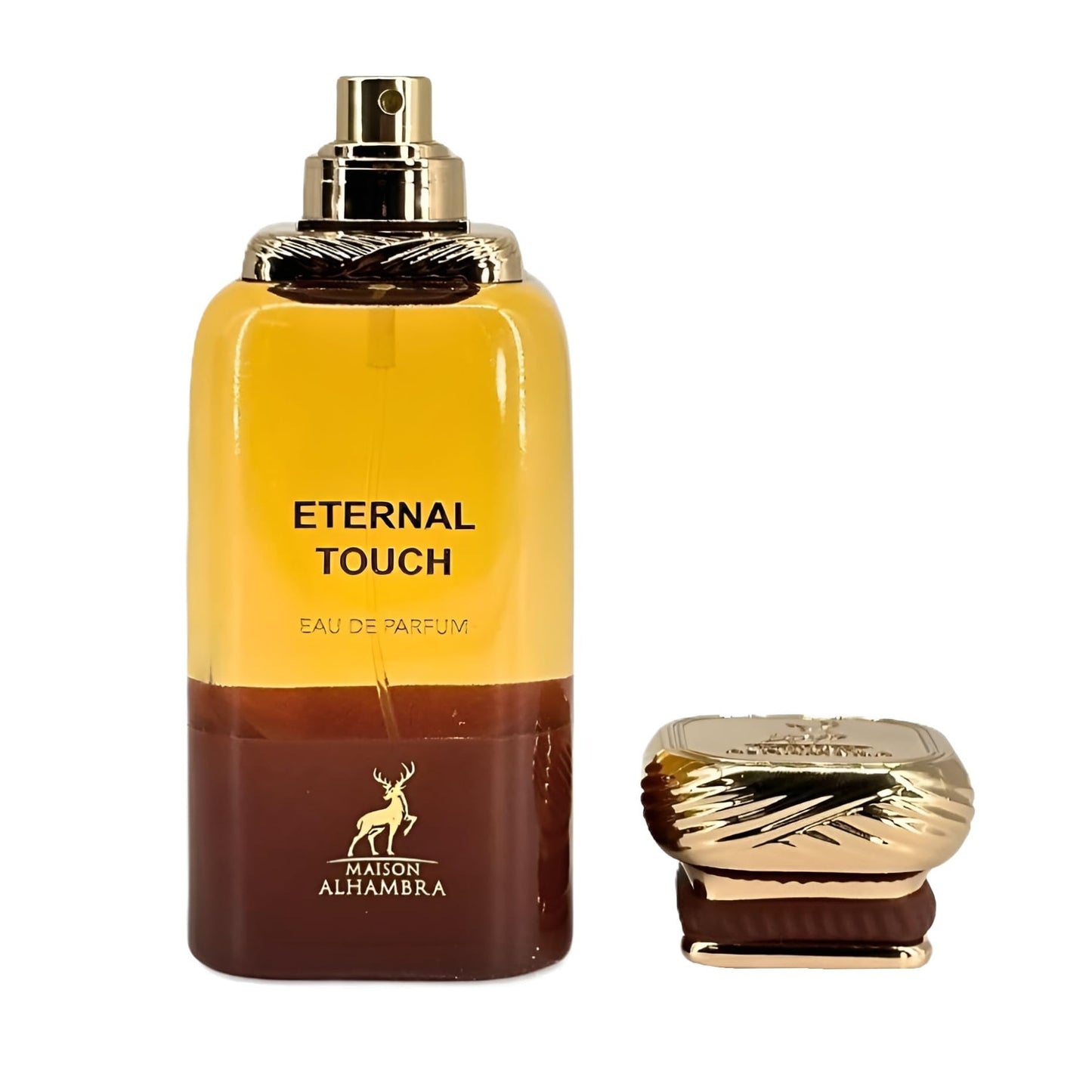 Maison Alhambra Eternal Touch – Spicy, Gourmand, Woody, Sweet – Eau de Parfum Spray Long-Lasting Fragrance for Men, 2.7 Ounce / 80 ml