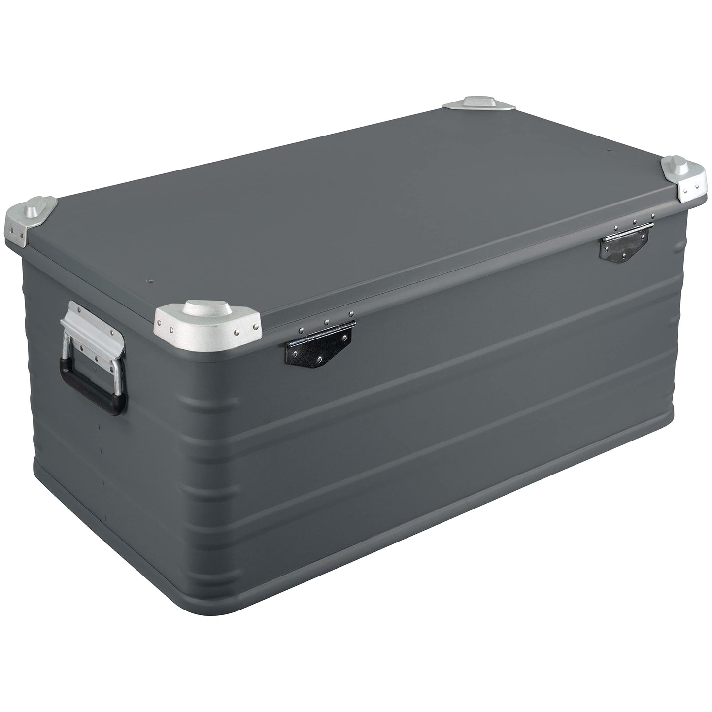 Eylar Crossover Aluminum Overland Storage, Trunk, Metal Cargo Case, Storage Box (95L Large, Gray)